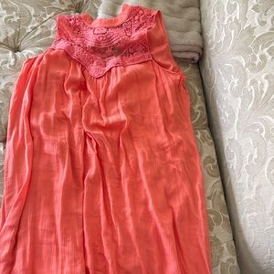 Coral dress